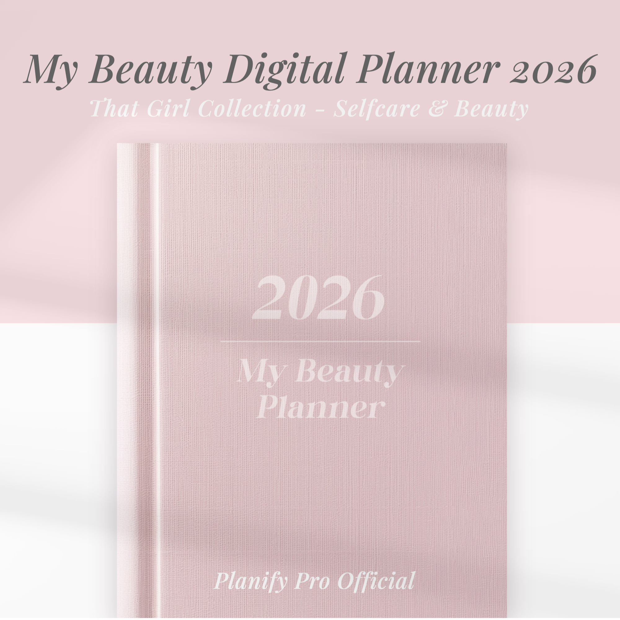 2026 Beauty Digital Planner | 454-Page PDF for GoodNotes & Notability