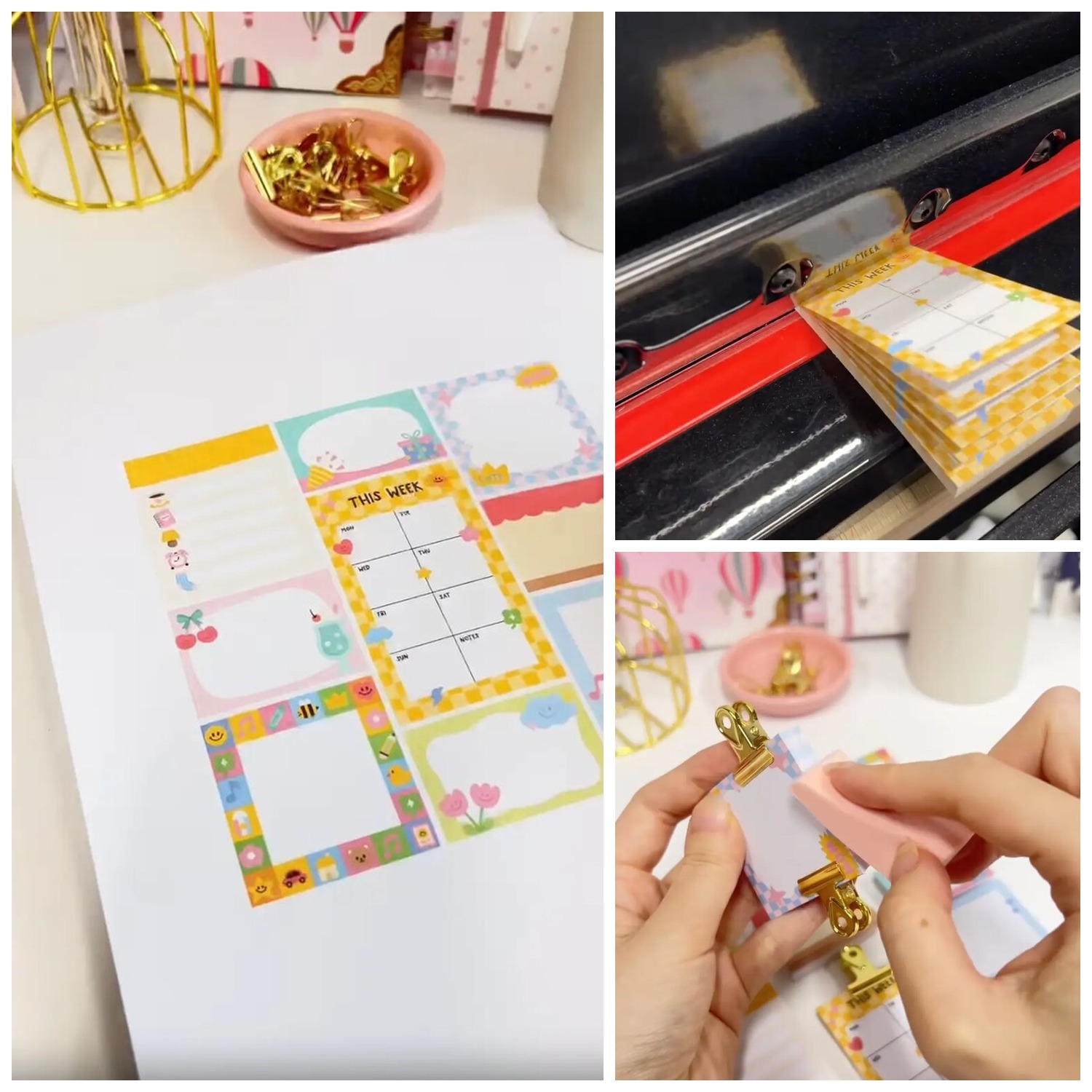 DIY Weekly Planner & To-Do List Notepad Set