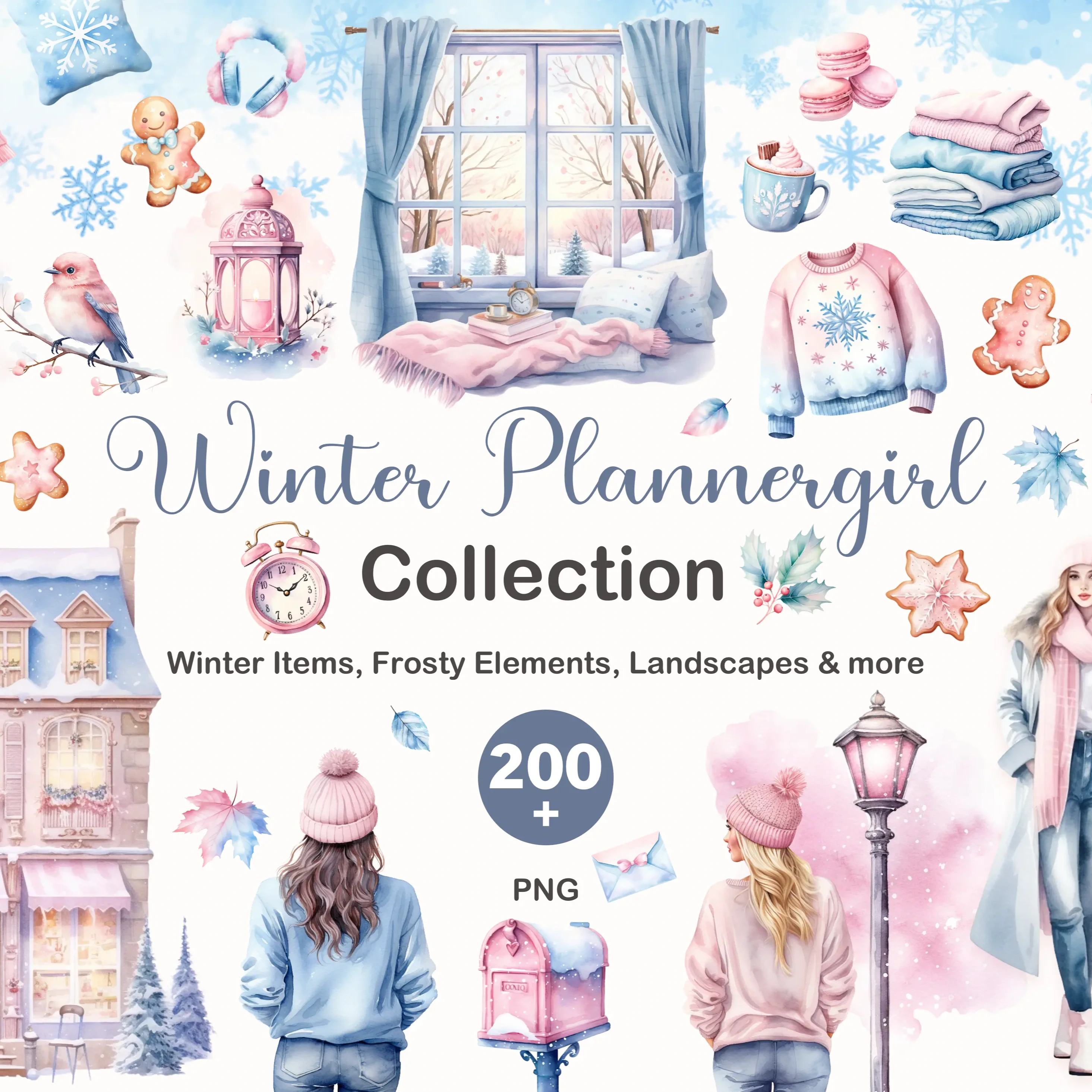 Winter Planner Girl Bundle 2023
