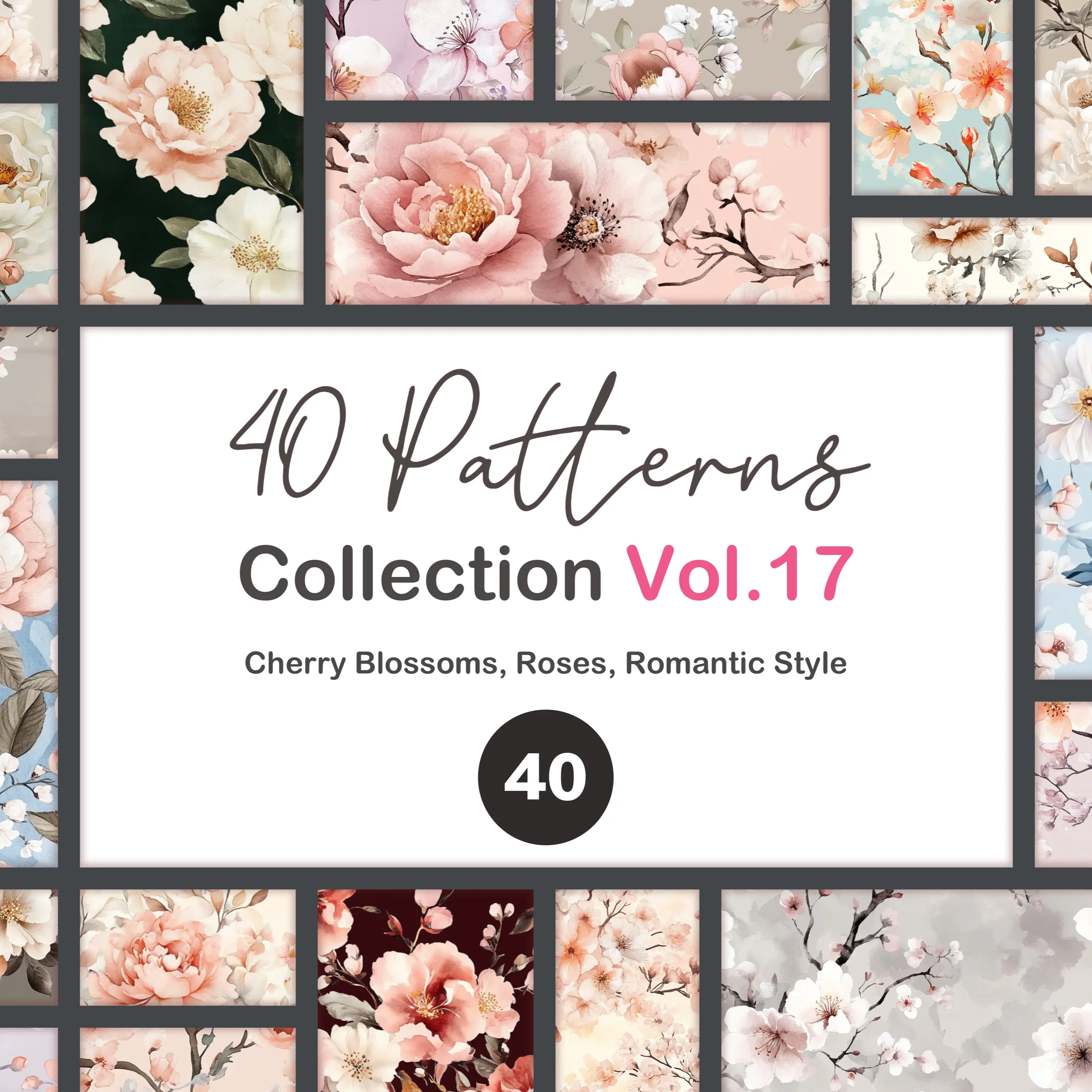 40 Beautiful Patterns - Spring Blossom Edition - Volume 17 - 2025 Collection