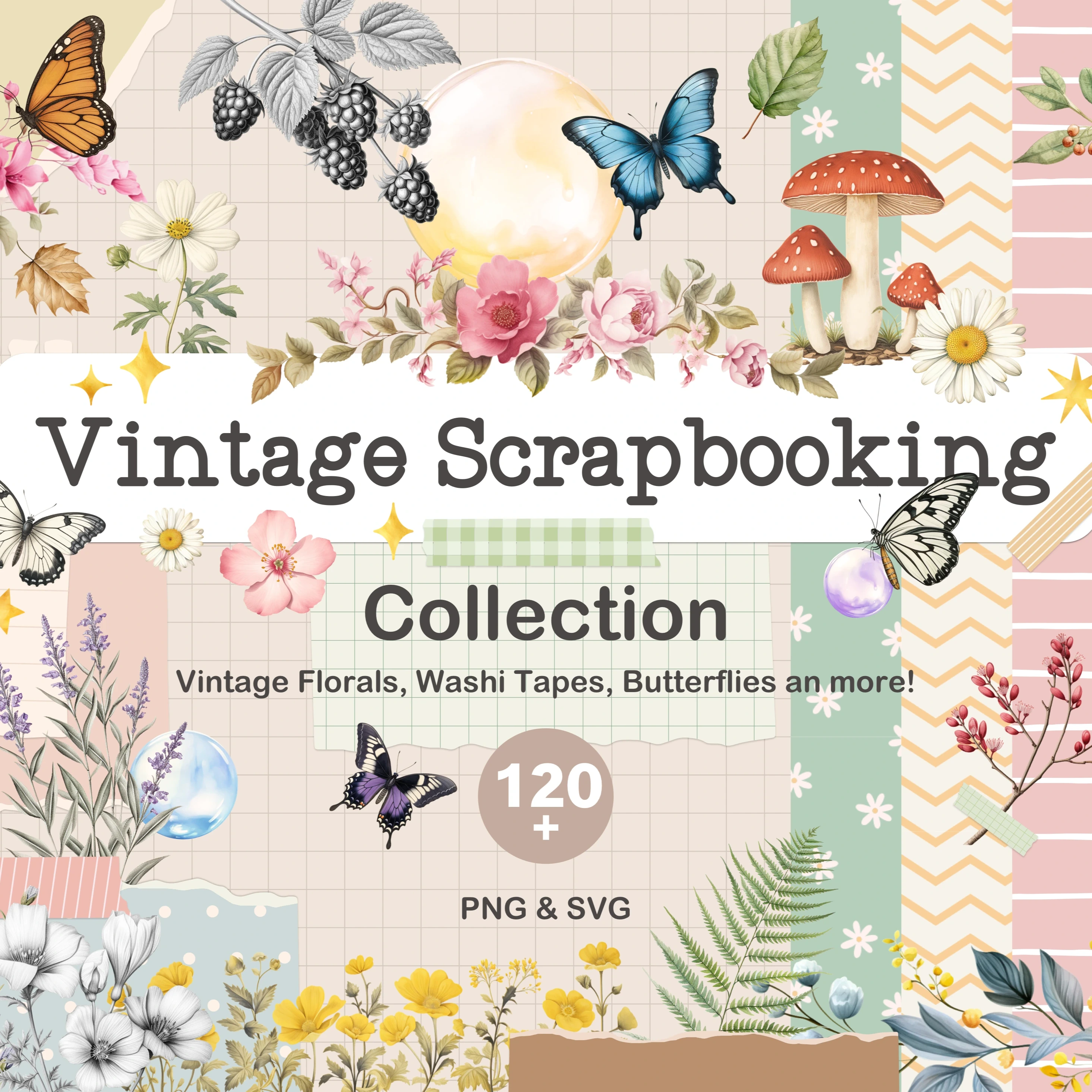 Vintage Scrapbooking Collection
