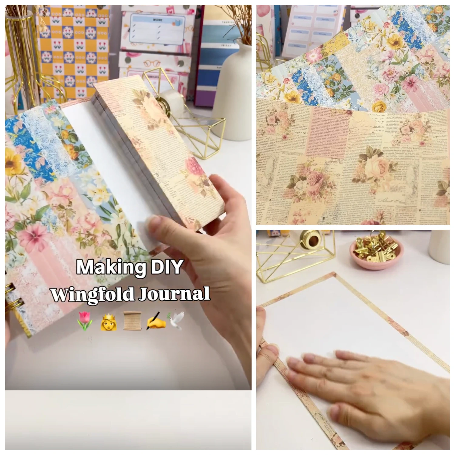 DIY Wingfold Journal Kit | Printable Templates & Step-by-Step Instructions