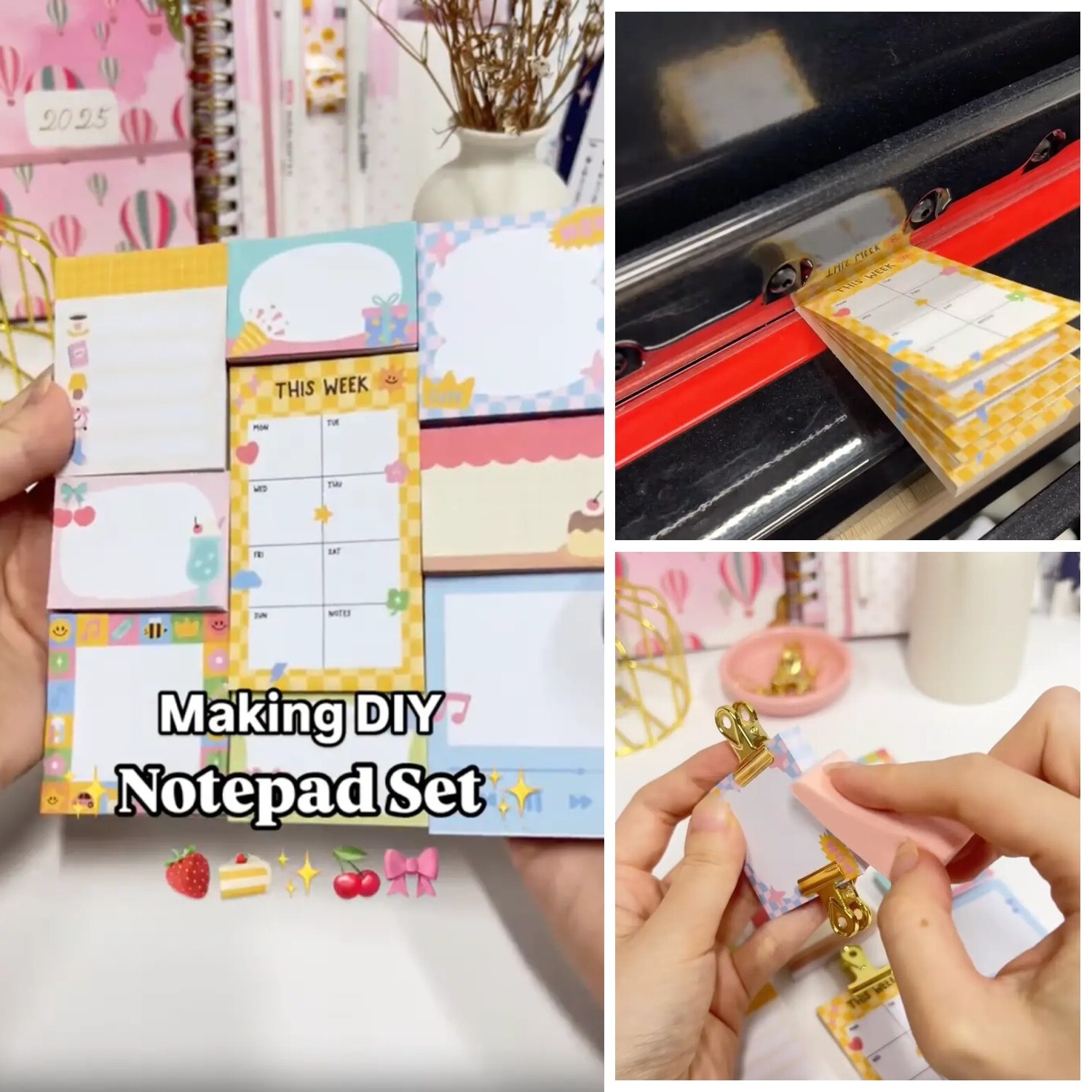 DIY Weekly Planner & To-Do List Notepad Set