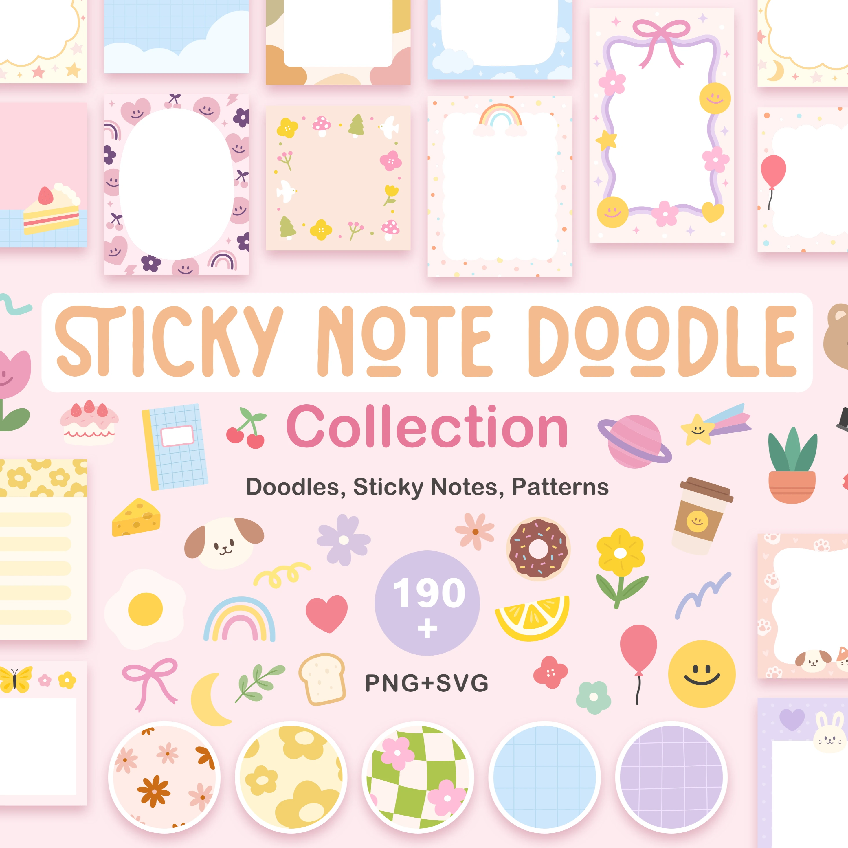 Sticky Note Doodle Bundle