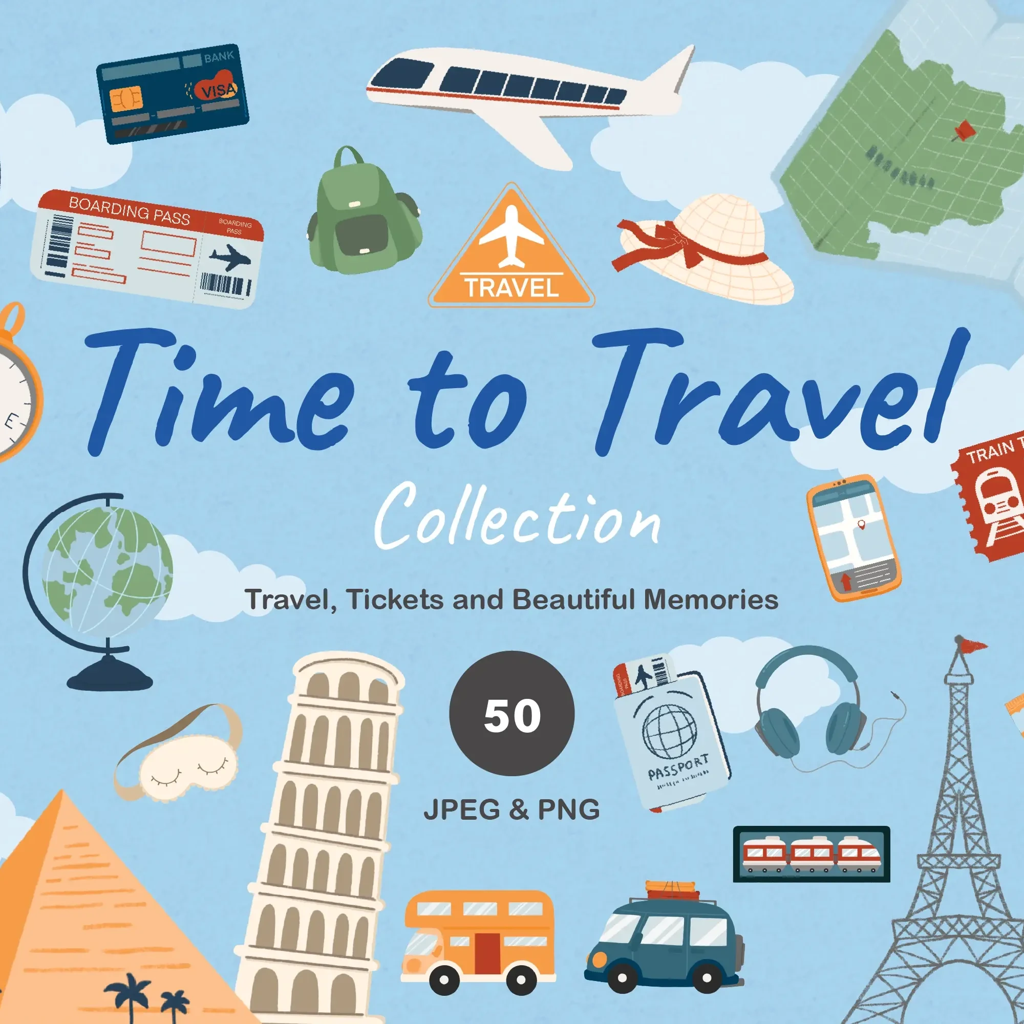 Time to Travel Graphic Bundle