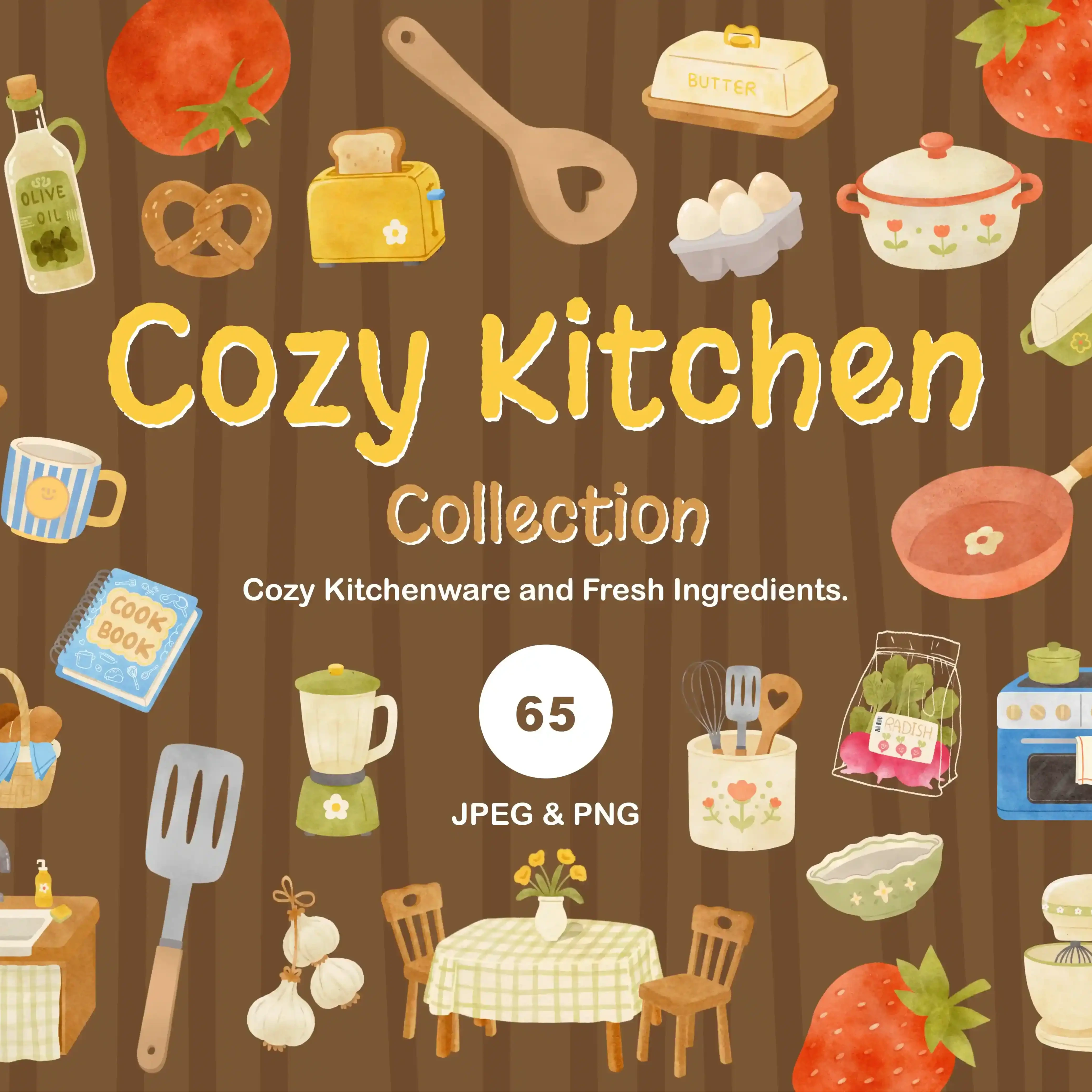 Cozy Kitchen Graphic Bundle